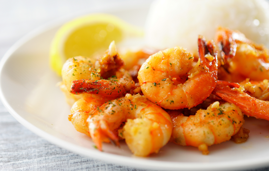 Crevettes à l'ail