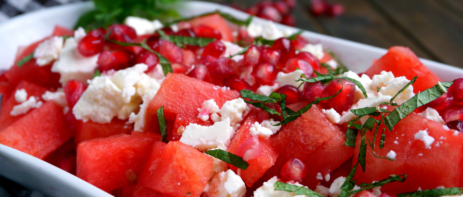 Pastèque et feta