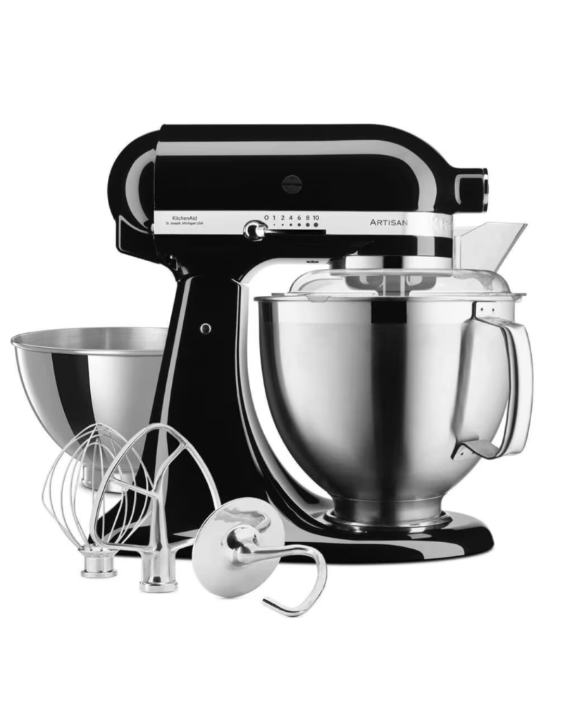 ROBOT PÂTISSIER À TÊTE INCLINABLE 4,8L - ARTISAN - Noir onyx